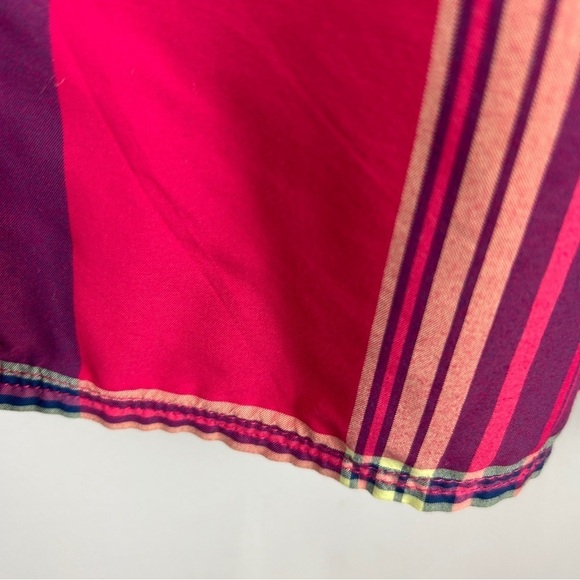 Kuhl Casual Plaid Western Nylon Long Roll Tab Sleeve Button Down Shirt XL Pink - Picture 11 of 16